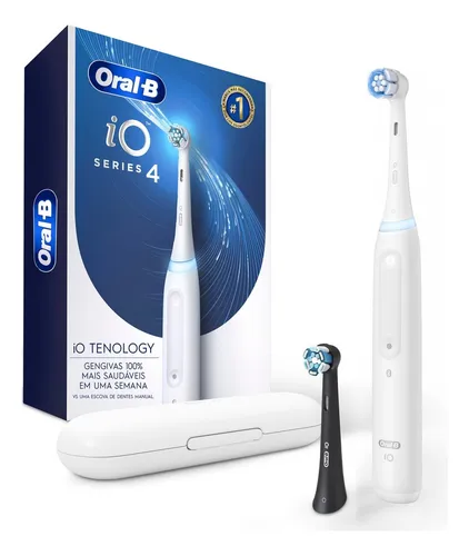 Escova de Dente Elétrica Oral B iO Series 4 Branca 100-240V