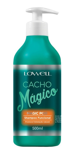 Lowell Kit Cacho Mágico Shampoo Máscara Umectante E Fluído