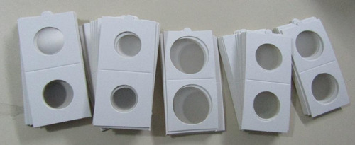 100 Cartones Vk Para Monedas 20 22 25 27 30 34 37 40 Mm