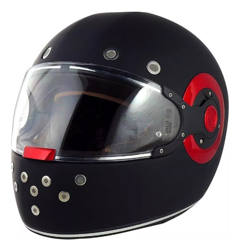 Casco Integral Moto Smk El Dorado Classic Vintage Cafe Racer