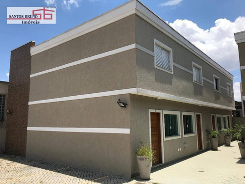 Imagem 1 de 22 de Oportunidade! Belo Sobrado(novo) Em Condomínio Fechado De 02 Suítes Quintal E 02 Vagas Em Excelente Localização No Bairro Do Limão - So0211
