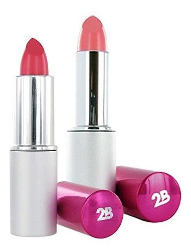 2b Lapiz Labial, Rosa Fucsia, 2 Cuentas