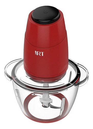 Chopper Rojo 350w Vaso Vidrio 1,2lt  Irt