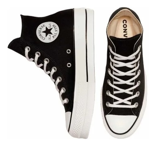 encanto marzo Comorama Converse Plataforma Chuck Taylor Lona Negro | Meses sin intereses