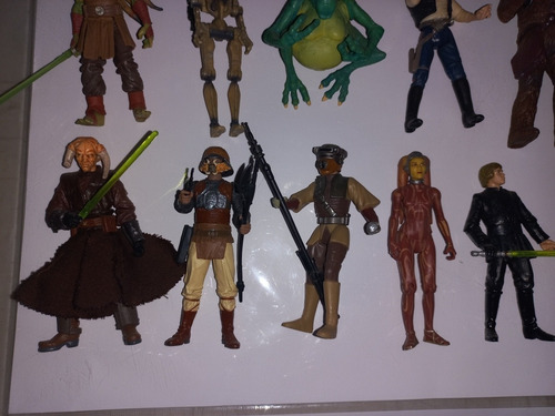 Figuras Star Wars Kenner Hasbro Luke Vader Windu Snowtrooper (Usado)
