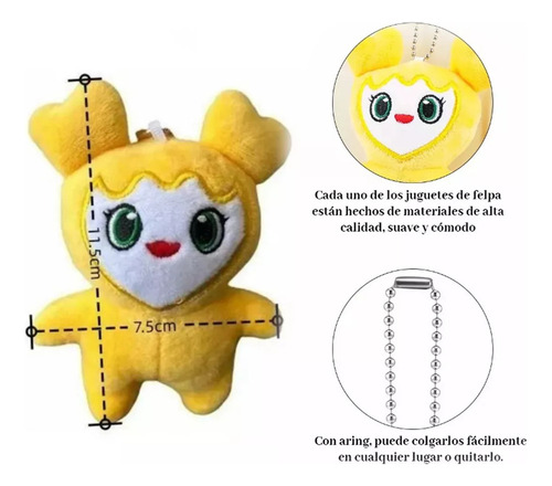 9 Piezas Muñeca De Peluche Twice Momo, Llavero De Felpa