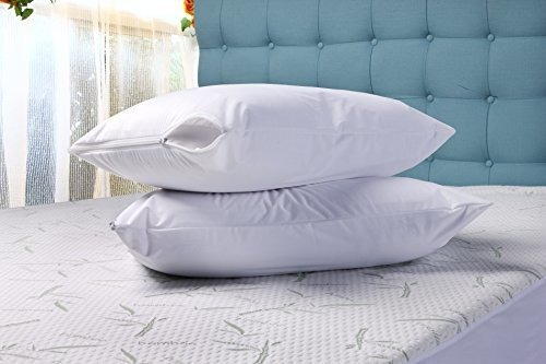Funda De Almohada Impermeable Con Cremallera Elegante