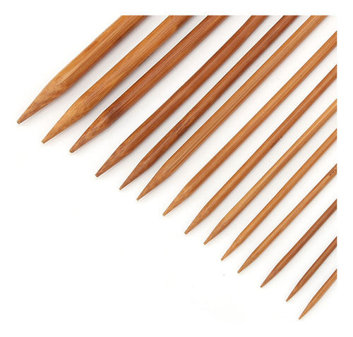Agulhas De Tricô Para Iniciantes: Bambu Carbonizado, Bambu N