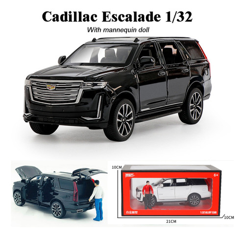 Cadillac Escalade Miniatura Metal Coche Colección De Regalos