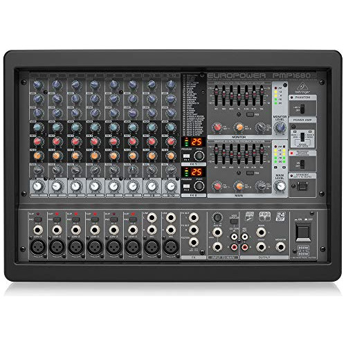 Behringer Europower Pmp1680s - Mezclador Alimentado (1600 W,