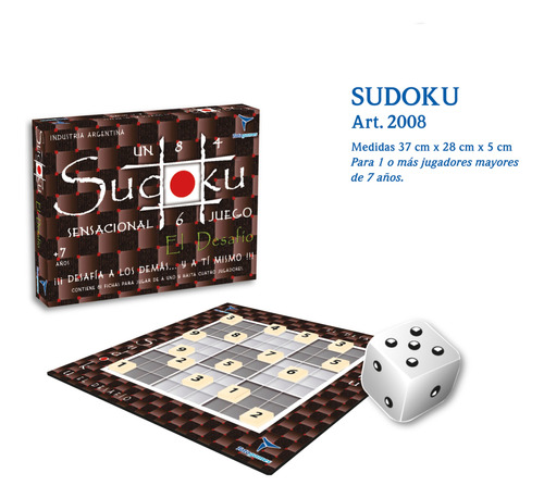 Juego De Mesa Sudoku El Desafio Ingenio Habilidad Familiar 