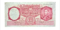 Comprar Billete 10 Pesos Serie B 1951 Bottero 1941 Moneda Nacional