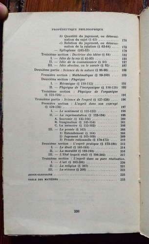 Hegel Propedeutique Philosophique 1963 Filosofia En Frances