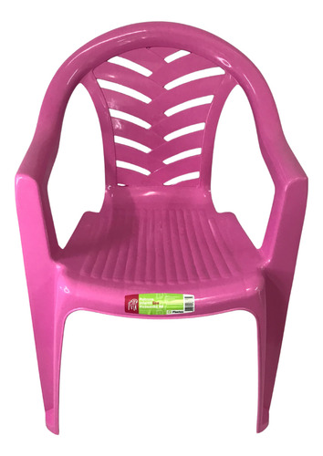 Kit Com 10 Cadeiras Infantis Plastico Resistente Rosa