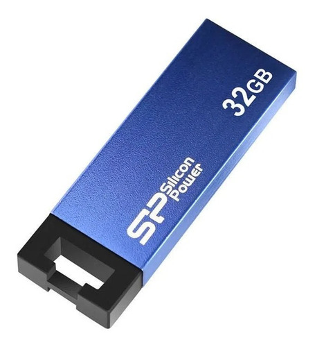 Memoria Usb Silicon Power® Slim, Compacta, 32gb, Azul