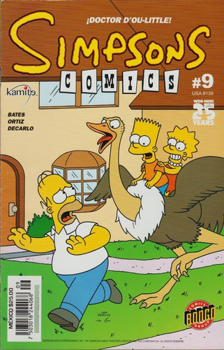 Simpsons Comics # 9 - Doctor D'ou-little (contemporáneos)