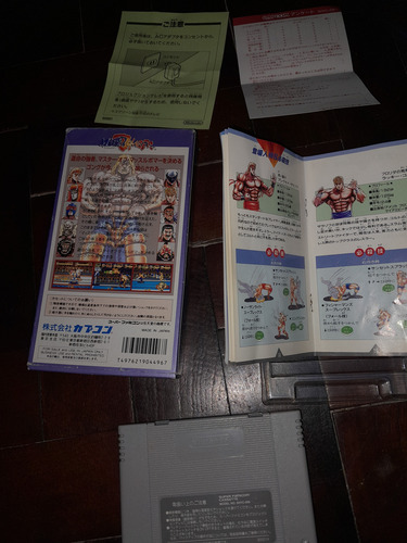 Juego Muscle Bomber Para Super Famicom (orig/jap) Completo (Usado)