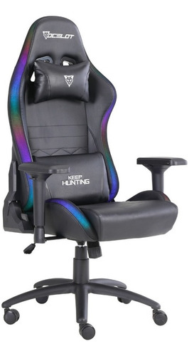 Silla Gamer Ergonomica 4d Reclinable Ocelot Rgb Hasta 150 Kg