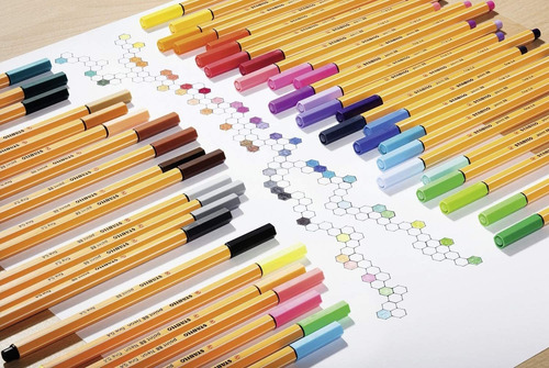 15 Marcadores De Colores Stabilo 88 Punta De 4mm