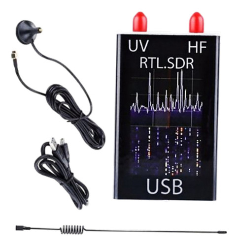 Receptor Sdr De 100 Khz-1,7 Ghz, Banda Completa, Uv, Rtl-sdr