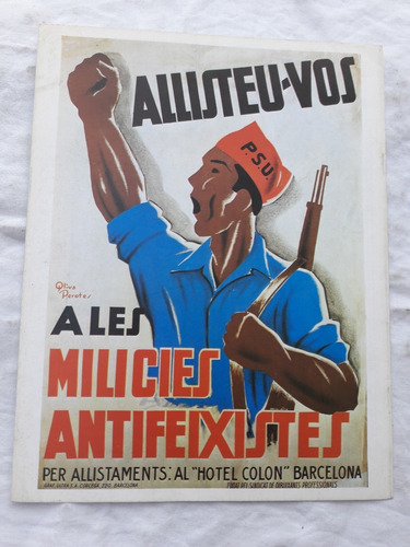 Afiche Guerra Civil Española Nº 28 Fascismo Franco Milicias