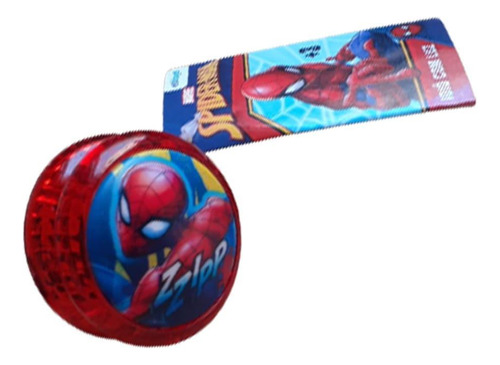 Brinquedo P/criança Yoyo Ioiô C/luz Spiderman Homem Aranha