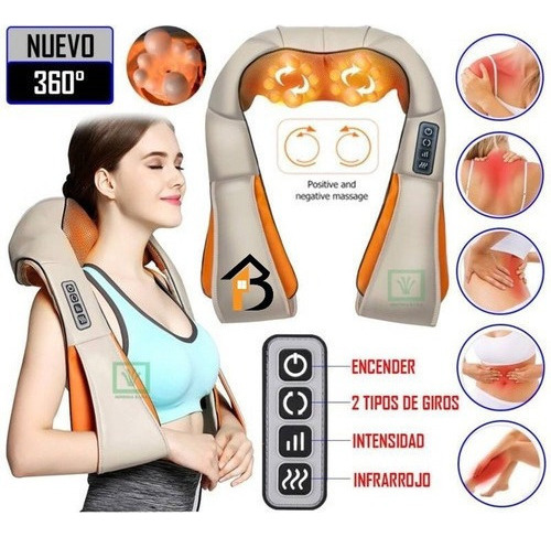 Masajeador Profesional De Espalda Hombro Cuello Relajación