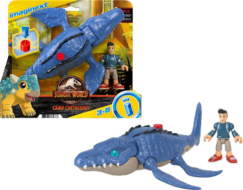 Fisher-price Jurassic World Toys Camp Cretácico Mosasaurus.