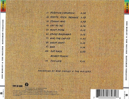 Bob Marley & The Wailers - Rastaman Vibration
