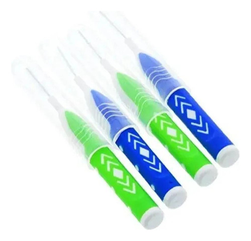 Escova Dental Plackers Brushes Interdental Com 4 Unidades