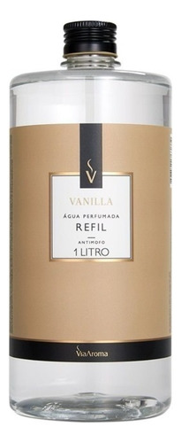 Refil Aromatizador Água Perfumada Tecido Lençol 1l Via Aroma Fragância Vanilla