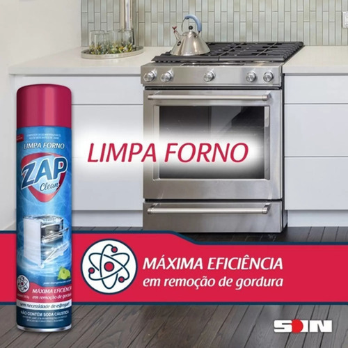 Limpador Zap Clean  para Forno original em frasco 400ml