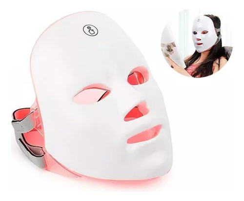 Máscaras Led Facial Fototerapia Estética 7 Cores Z1