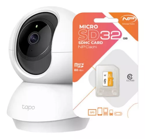 Tp-link, Cámara Ip Wifi Robótica Tapo C200 + Micro Sd 32gb