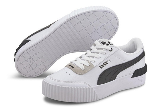 Imagen 3 de 7 de Zapatilla Puma Carina Lift Blanco Mujer
