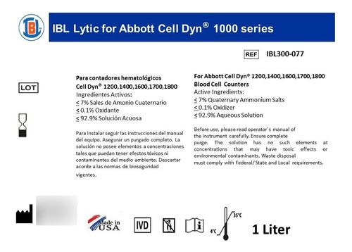 Lytic For Cell-dyn 1400 - 1700 Series 1000
