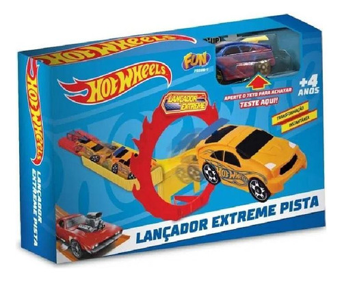 Hot Wheels Lançador Extreme Autoflexx Jumping Fun F00861