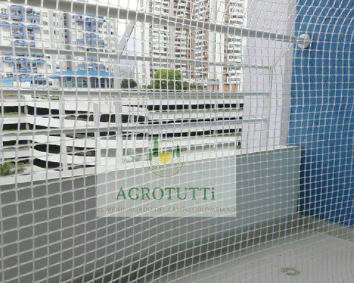 Reja Malla Plástica Mascota Puerta Jardín 10 Metros X 1 Alto
