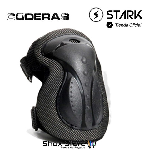 Imagen 4 de 8 de Kit Protecciones Profesional Adulto Roller Skate Stark Black