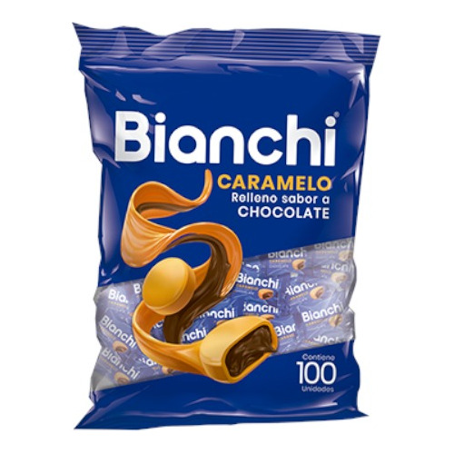 Bianchi Caramelo Masticable Relleno De Chocolate- Pack