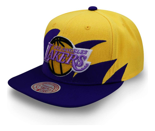 Gorra Mitchell & Ness Nba Sharktooth Lakers Multi Amarillo U