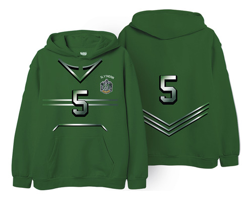Sudadera Harry Potter Quidditch Frente Y Vuelta Howarts