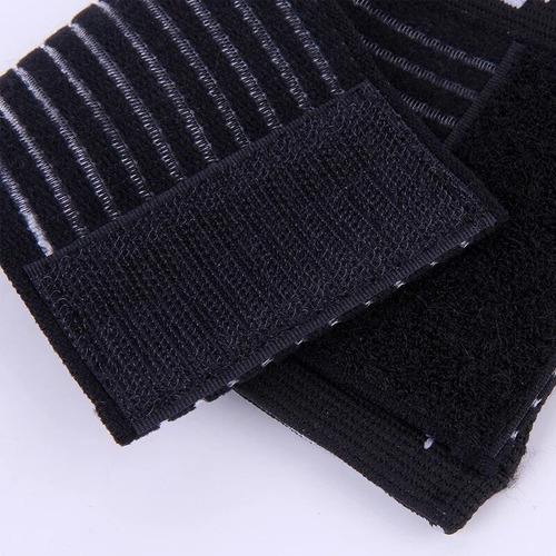 Muñequera Negra Soporte Mano Reduce Dolor Tendinitis X 1 Und
