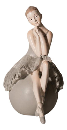 Elegante Estatuilla Bailarina De Ballet Decoración De