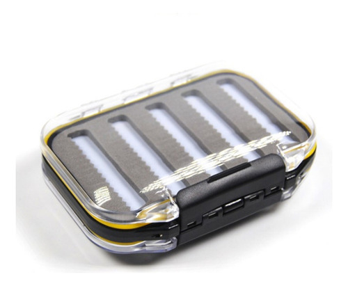 W Caixa De Mosca Transparente De Dupla Face Fly Fish 7025