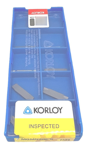 10 Insertos Mgmn 200 H01 P/aluminio Torno Metal Duro Korloy