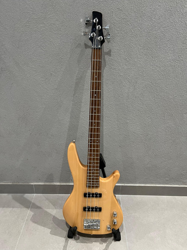 Bajo Parquer Tipo Ibanez Diestro Natural Laqueado 4 (Usado)