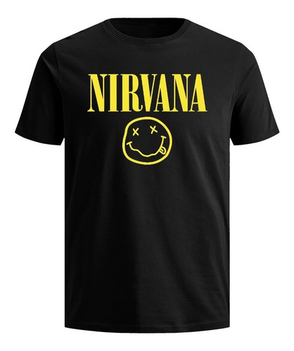 Playera Nirvana Grupos De Rock Grunge Camiseta Mujer Hombre