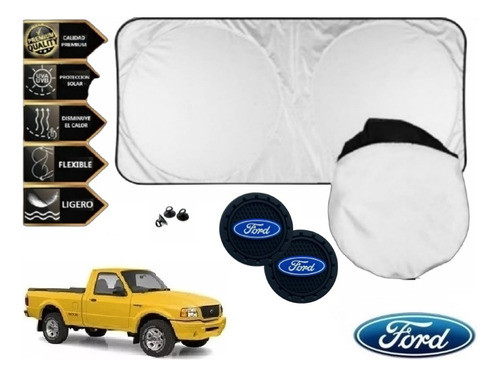 Cubresol Tapasol + 2 P.vasos Ford Ranger 1999 A 2003