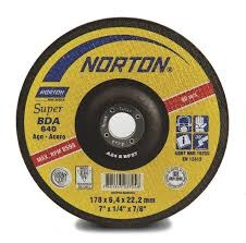 Disco De Desbaste Para Acero Norton Super Bda 640 7  X 1/4
